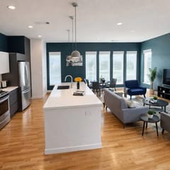 Trendy 3BR | Parking | Workspace