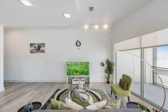 Contemporary 2BR | Gym | Parking | Workspace - Image 2