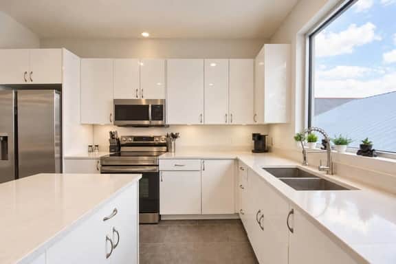 Urban View 2BR | Parking | King Bed | Workspace - Image 2